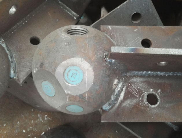 昭通螺栓球球塞，网架配件